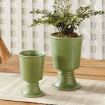 Product Image 4 for Kelcy Footed Cachepots, Set Of 2 from Napa Home And Garden