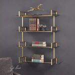 Product Image 2 for Uttermost Auley Gold Wall Shelf from Uttermost