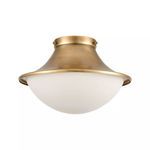 Product Image 3 for Matterhorn 1 Light Flush Mount In Natural Brass from Elk Lighting
