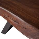 Product Image 5 for Nottingham Acacia Wood Live Edge Dining Bench In Walnut Finish from World Interiors