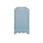 Product Image 6 for Four Door Painted Light Blue Rattan Buffet from Worlds Away