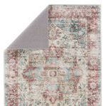 Product Image 3 for Vandran Medallion Dark Red/ Teal Rug from Jaipur 