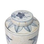 Product Image 4 for Blue & White Palm Leaf Tea Jar from Legend of Asia