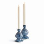 Product Image 1 for Mela Stoneware Taper Holders from Napa Home And Garden