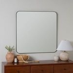 Product Image 2 for Hannah Black Square Metal Mirror from Cooper Classics
