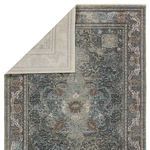 Product Image 3 for Israfel Updated Traditional Medallion Blue/ Green Rug - 3' x 8' from Jaipur 