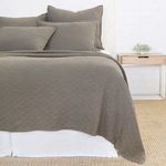 Product Image 1 for Ojai Cotton Twin Matelasse - Pebble from Pom Pom at Home