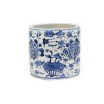 Product Image 4 for Blue & White Orchid Pot Swallow Flower Motif from Legend of Asia