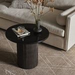 Product Image 11 for Ruben Smoked Black Cast Glass End Table from Four Hands