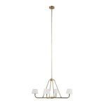Product Image 12 for Dudley Aged Brass White Chandelier from Four Hands