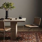 Product Image 15 for Wharton Faux Sierra Nude Leather Dining Chair from Four Hands