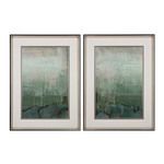 Product Image 1 for Emerald Sky I, Ii   Limited Edition Print On Fine Art Paper Under Glass from Elk Home