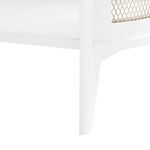 Product Image 4 for Nadia 1-Drawer White Lacquer Side Table from Villa & House