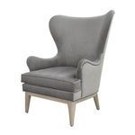 Product Image 6 for Frisco Wing Chair - Grey from Worlds Away