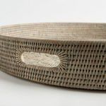 Product Image 5 for Burma Rattan Round Ottoman Trays, Set of 2 from Napa Home And Garden