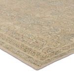 Product Image 9 for Earl Hand-Knotted Floral Tan / Gray Rug 18" x 18" from Jaipur