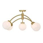 Product Image 3 for Redfield 5-Light Semi-Flush from Savoy House 