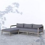 Sherwood Outdoor 2 Piece Sectional, Weathered Grey image 2