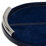 Product Image 2 for Blue Oval Hayes Leather Tray from Regina Andrew Design