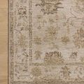 Partial Willa Fog Natural Rug on wooden floor highlighting corner and edge detail
