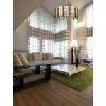 Product Image 4 for Vindalia 6 Light Chandelier In Satin Brass With Wood Slats And Curved Glass from Elk Lighting