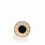 Product Image 3 for Natural Iron & Bamboo Round Lantern Dia 8.5" from BIDKHome
