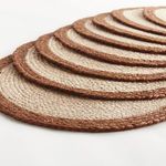 Product Image 2 for Jute Coil Round Placemats, Set Of 8 from Napa Home And Garden