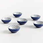 Product Image 2 for Stria Grid Dip Bowls, Set Of 6 from Napa Home And Garden