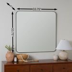 Product Image 7 for Hannah Black Square Metal Mirror from Cooper Classics