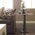 Lucy Side Table Carbon Wash, Marble Top image 8