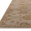 Low angled side view highlighting the rug’s woven texture and thickness