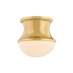 Product Image 1 for Aldrich Aged Brass Flush Mount from Hudson Valley