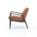 Product Image 16 for Braden Wood-Framed Brown Leather Accent Chair from Four Hands
