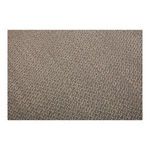 Macro shot of tightly woven taupe upholstery fabric showing texture and weave pattern