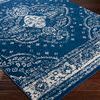Product Image 7 for Chester Dark Blue/ White Rug from Surya