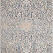 Lucia Charcoal Multi Rug with vintage-style intricate pattern in charcoal, gray, and subtle pastel hues