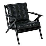 Product Image 12 for Lauda Black Leather Accent Chair from Noir