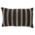 Product Image 5 for Papyrus Striped Lumbar Black & White Outdoor Pillow from Jaipur 