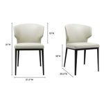 Product Image 9 for Delaney Dining Chair, Set of 2 from Moe's