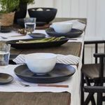 Product Image 2 for Livia Ceramic Stoneware Lustrous Fruit Bowl, Set of 6 - White from Costa Nova