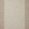 Rectangular indoor/outdoor rug with solid bordered fringe in tonal beige neutral colors, measuring 6'4" x 9'2"