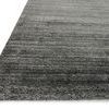 Close-up angled view showing soft texture and subtle color gradation of the charcoal Barkley rug
