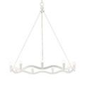 Product Image 5 for Serpentina White Chandelier from Currey & Company