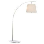 Product Image 5 for Cloister Brushed Nickel Floor Lamp from Currey & Company