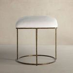 Product Image 7 for Lucas Natural Ivory Hide Leather Stool from Gabby