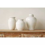 Product Image 2 for Medium Round White Terracotta Cachepot from Creative Co-Op
