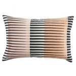 Chareau Black/ Pink Geometric Throw Pillow 16X24 inch by Nikki Chu image 2