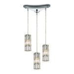 Product Image 1 for Cynthia Collection 3 Light Chandelier In Polished Chrome from Elk Lighting