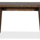 Farm House Hall Table front view showing sturdy wide legs and flat tabletop