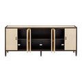 Product Image 4 for Evie Large Shagreen Credenza from Currey & Company